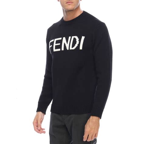 black fendi sweater mens|Fendi jumpers men.